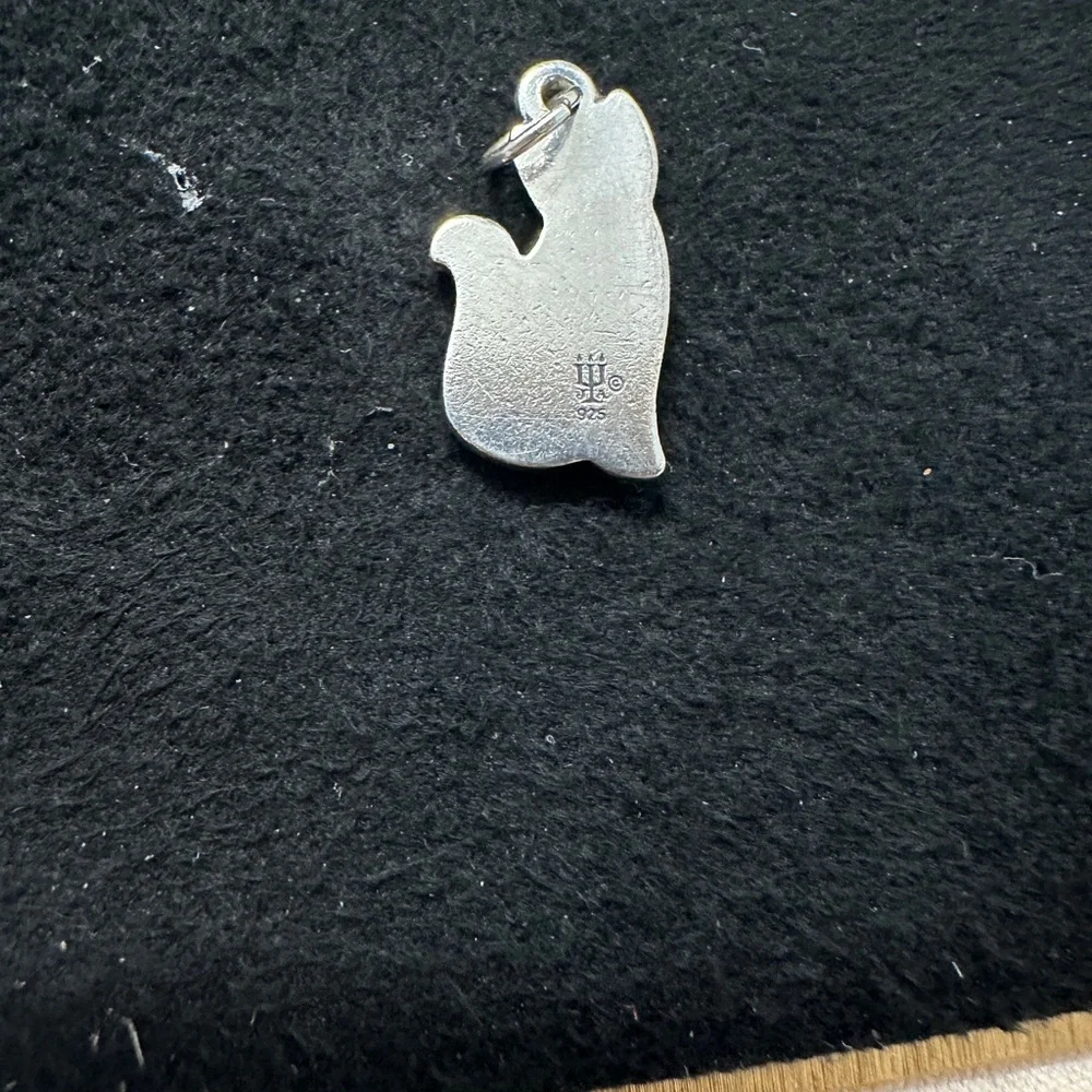 James Avery Silver Cat Charm - Picture 3 of 3